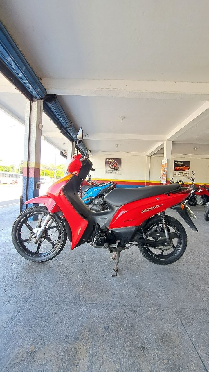 HONDA BIZ 100 ES LATERAL ESQUERDA